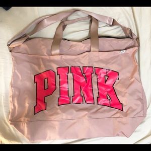 PINK VS XL Getaway/weekender tote bag